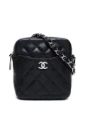 CHANEL Pre-Owned 2005-2006 Coco Mark quilted shoulder bag - Black