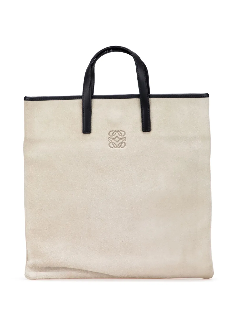 Loewe Pre-Owned 2010-2024 Anagram Suede tote bag | Brown | Image 1