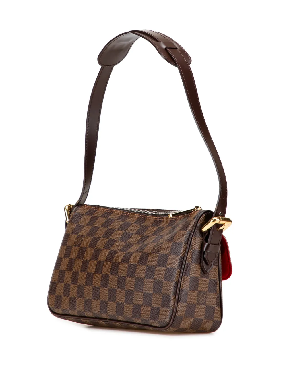 Pre-owned Louis Vuitton 2006 Damier Ebene Ravello Gm Satchel In Brown