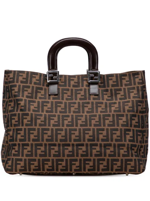 Fendi Pre-Owned 20th Century Large Zucca Canvas Twins tote bag
