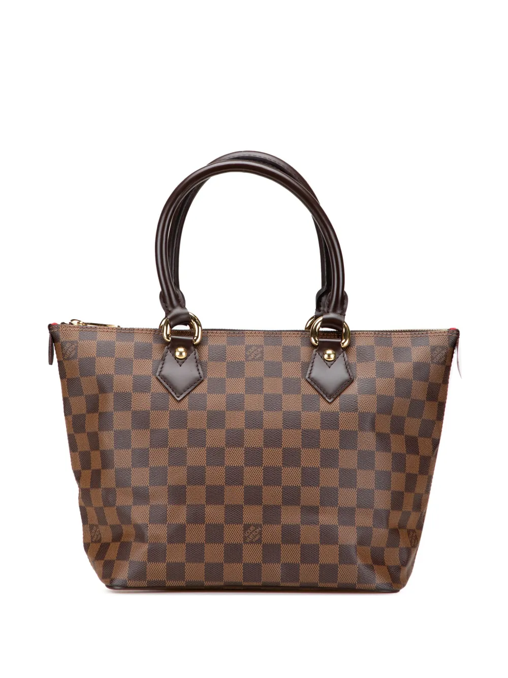 Louis Vuitton Pre-Owned 2007 Damier Ebene Saleya PM handbag - ブラウン Louis Vuitton Pre-Owned 2007 Damier Ebene Saleya PM handbag - ブラウン