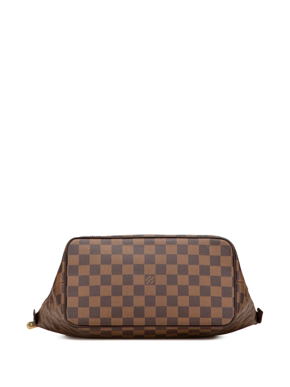 Pre-owned Louis Vuitton 2007 Damier Ebene Saleya Pm Handbag In Brown