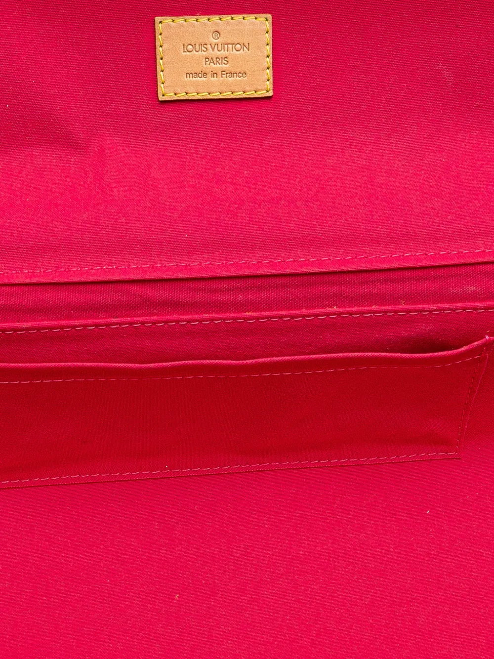 Pre-owned Louis Vuitton 2003 Monogram Vernis Sullivan Horizontal Pm Shoulder Bag In Pink