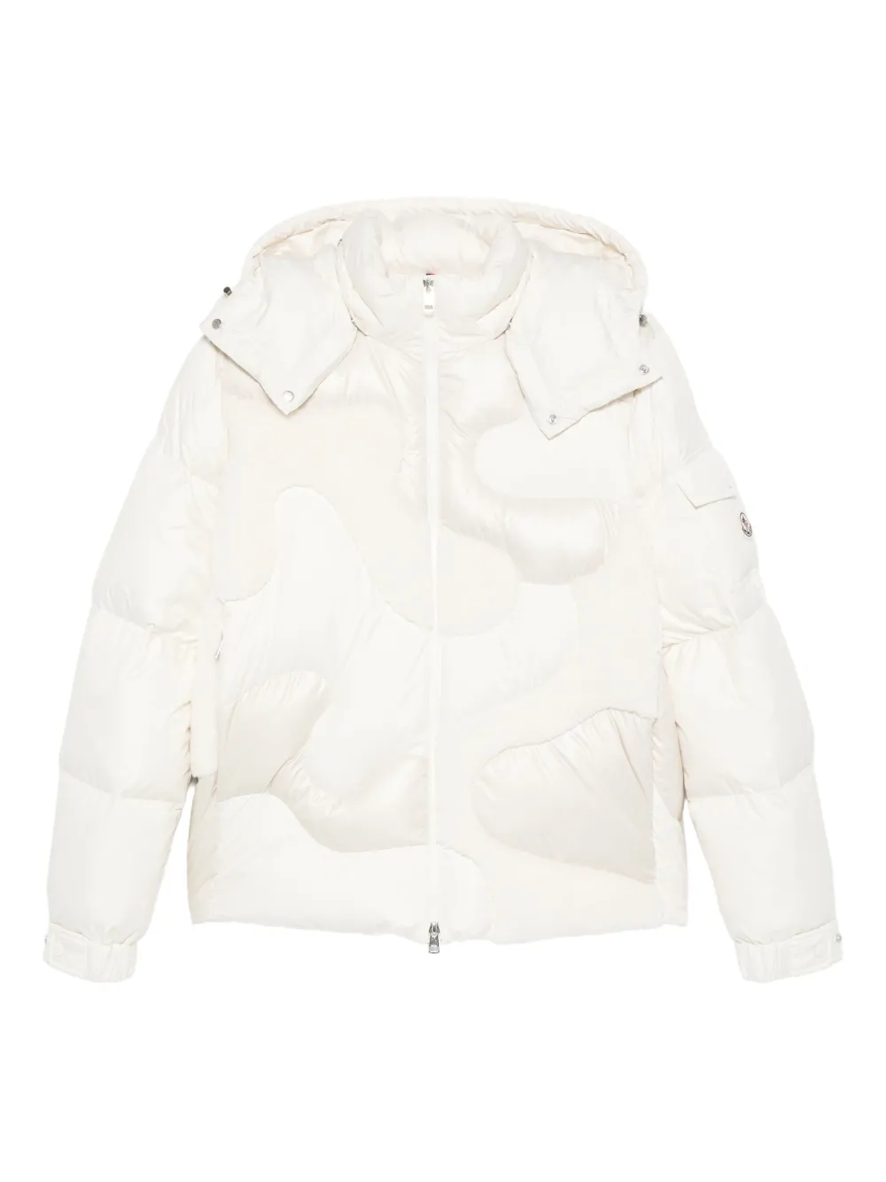 Moncler Candes hooded panelled jacket | White | Image 1