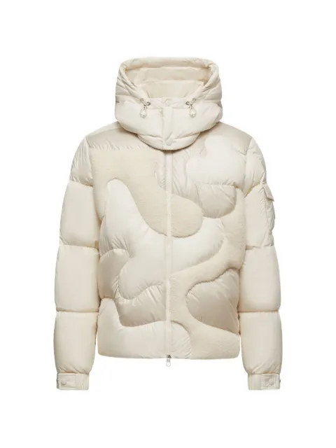 Moncler Candes hooded panelled jacket