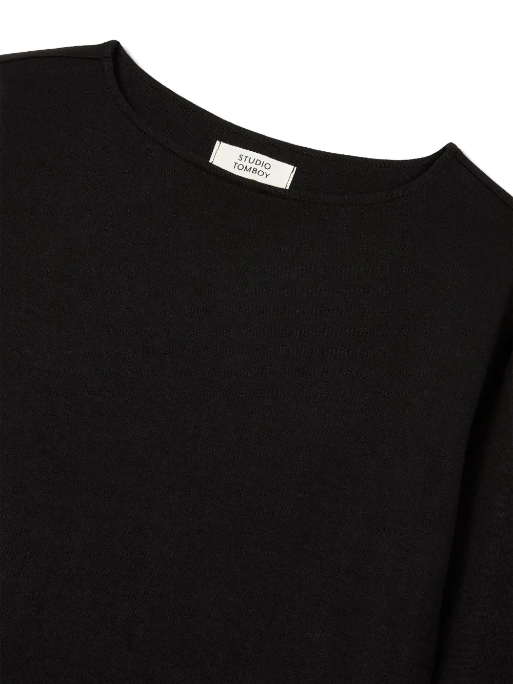 Studio Tomboy Strap-detail Layered T-shirt In Black