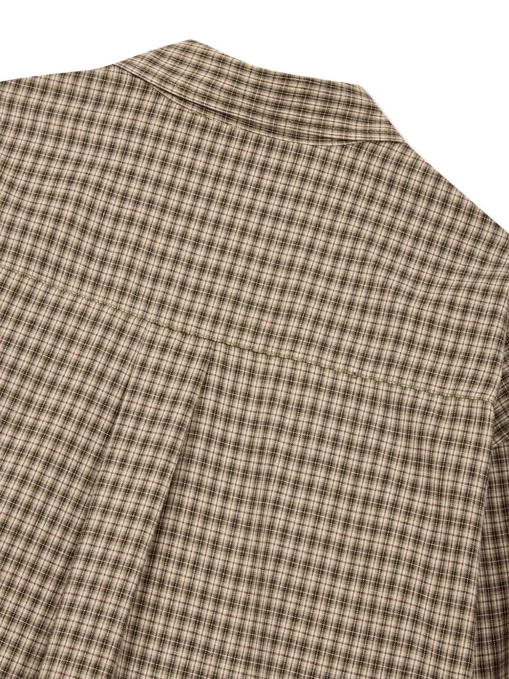 Studio Tomboy Checked Shirt In Brown