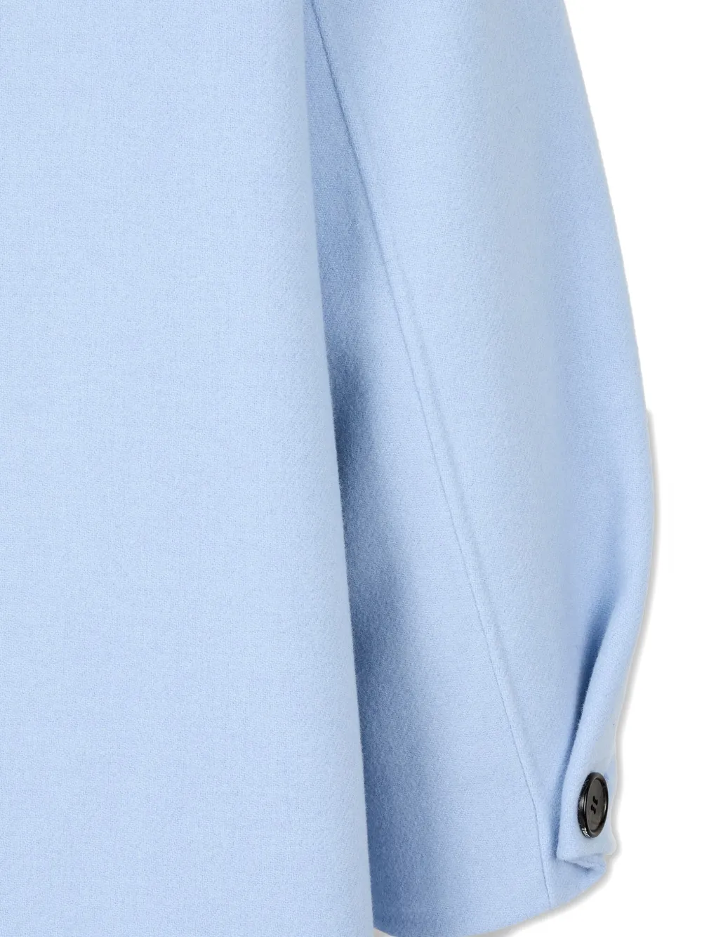 Studio Tomboy Balmacaan Single-breasted Coat In Blue