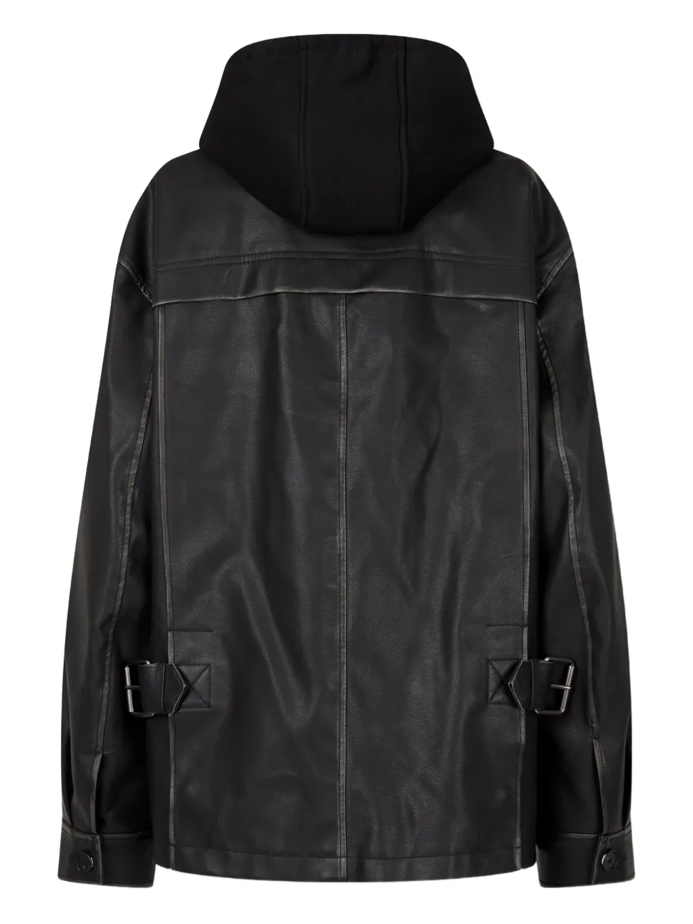 STUDIO TOMBOY Kapuzenjacke aus Faux-Leder | Lederjacken | Image 2