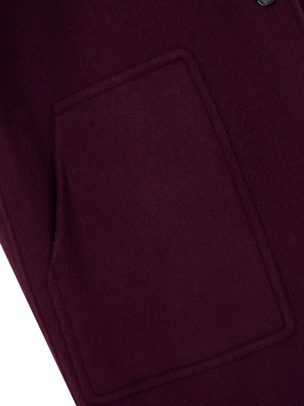 STUDIO TOMBOY Mantel met enkele rij knopen Paars