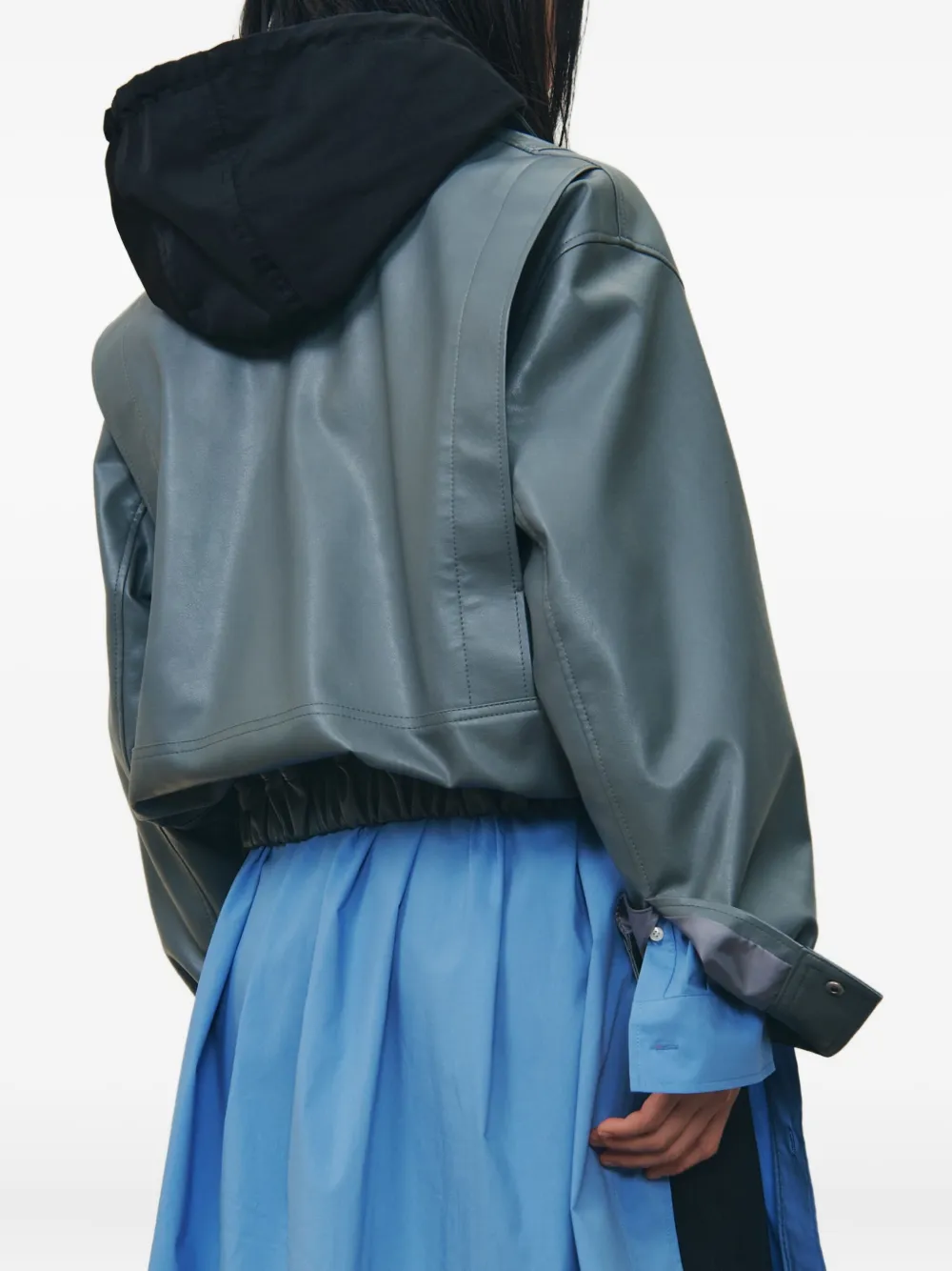 Studio Tomboy Hooded Jacket In Blue