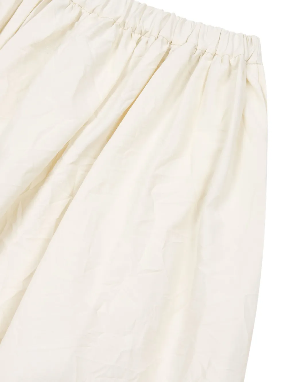 Studio Tomboy Creased Midi Skirt In White