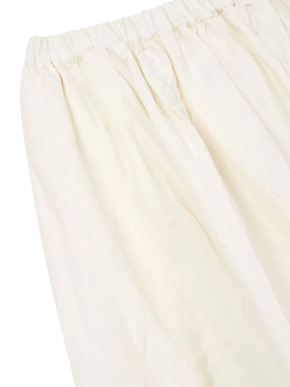 Studio Tomboy Creased Midi Skirt In White