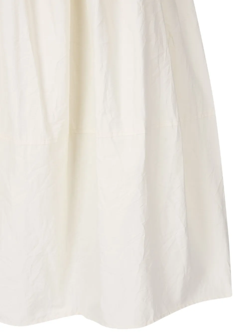 Studio Tomboy Creased Midi Skirt In White