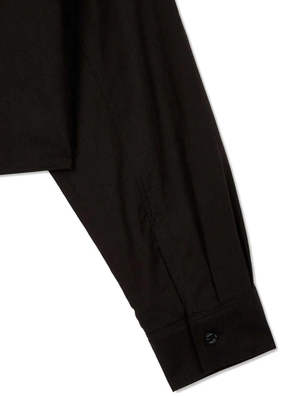 Studio Tomboy Zip-up Shirt In Black