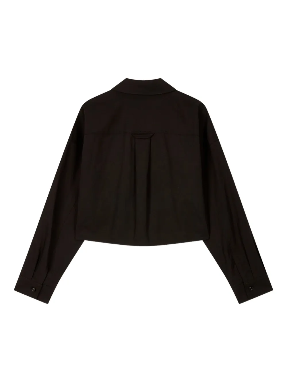 STUDIO TOMBOY zip-up shirt - Zwart