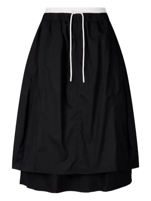 STUDIO TOMBOY contrast-waist skirt