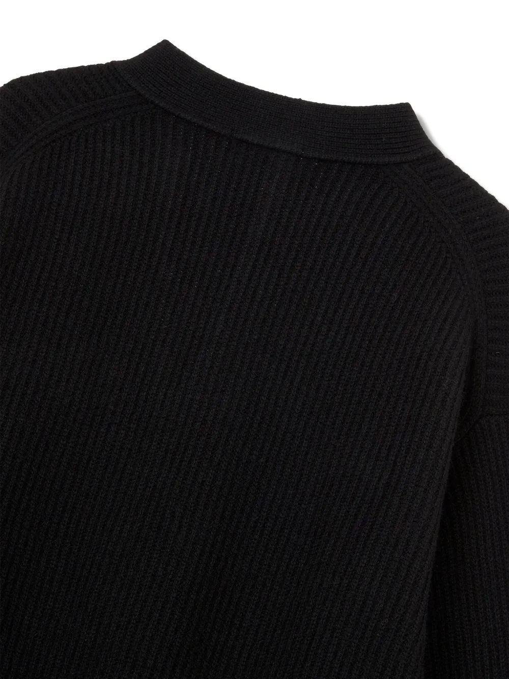 STUDIO TOMBOY Ribgebreid vest Zwart