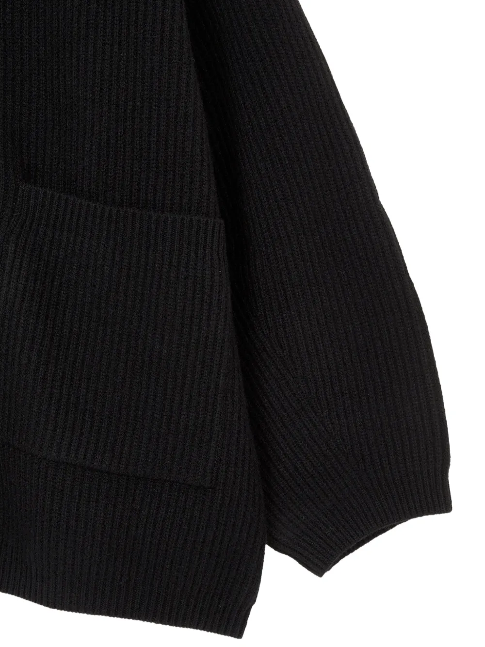 STUDIO TOMBOY Ribgebreid vest Zwart