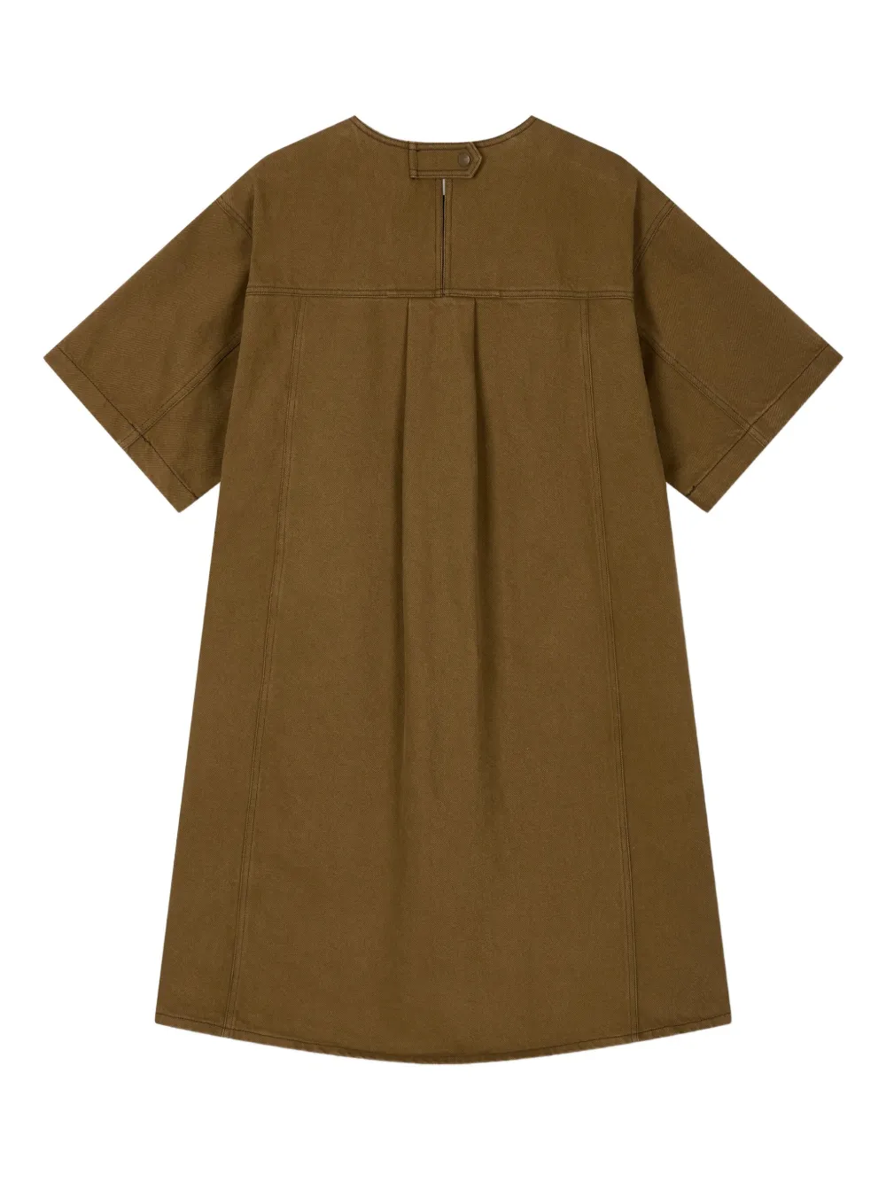 STUDIO TOMBOY twill tunic dress - Bruin