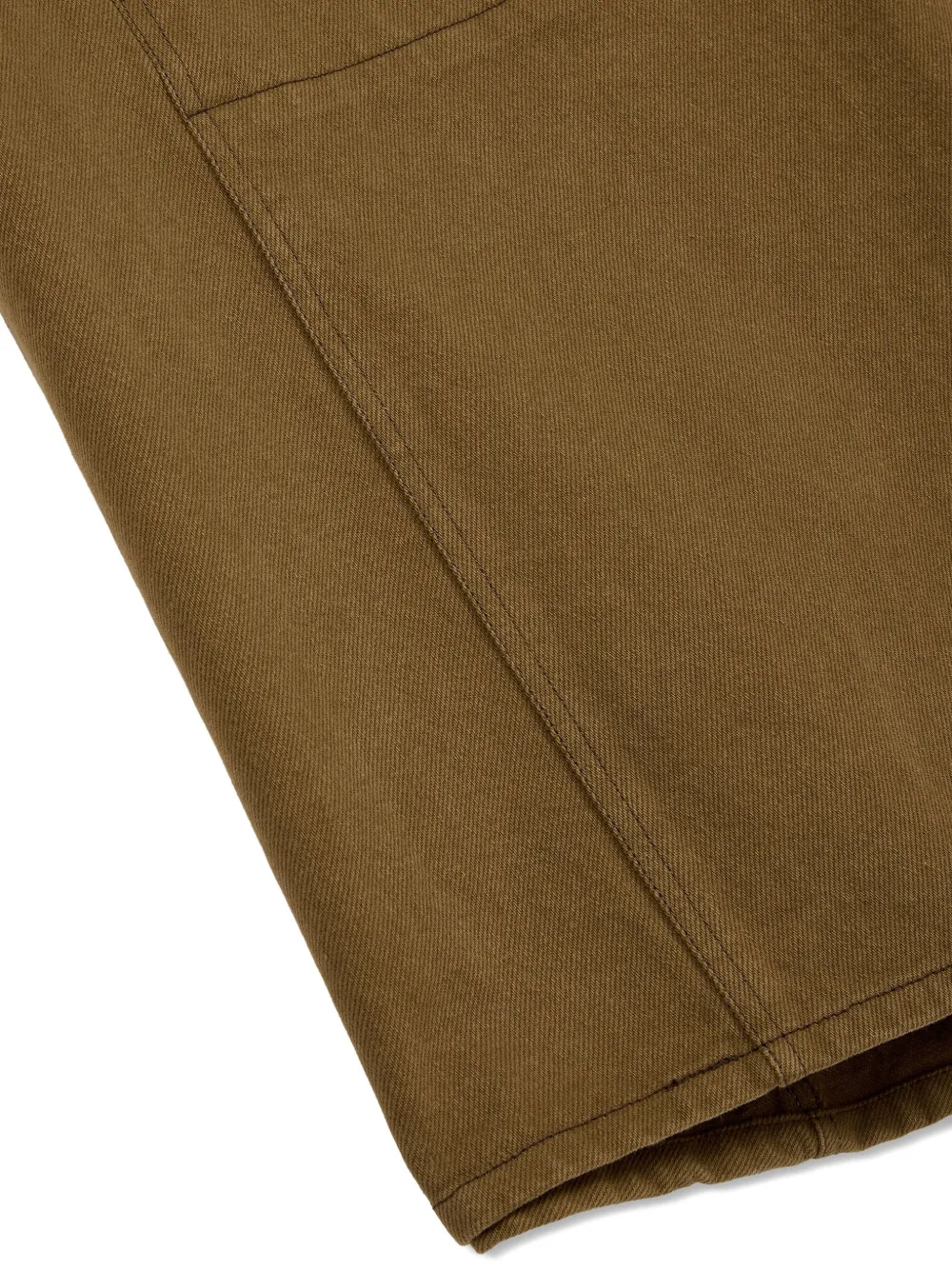 Studio Tomboy Twill Tunic Dress In Brown