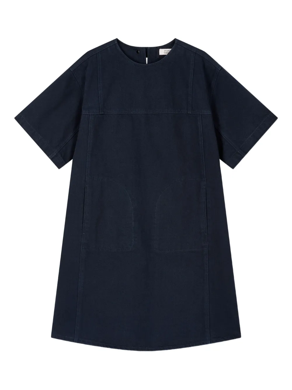 STUDIO TOMBOY twill tunic dress | Blue | Image 1