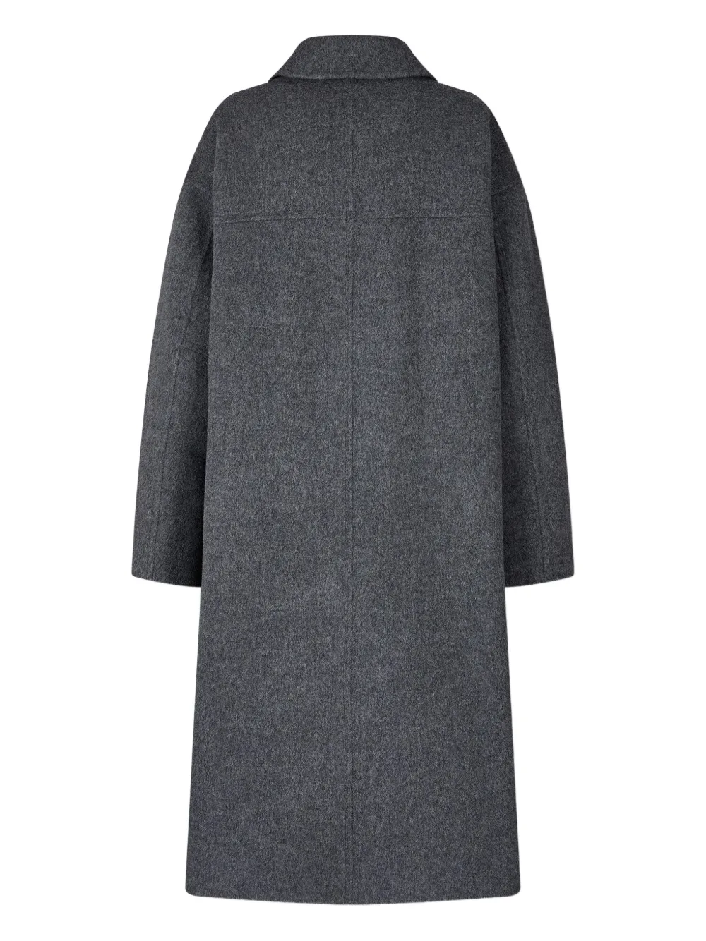 STUDIO TOMBOY mélange-effect single-breasted coat - Grijs