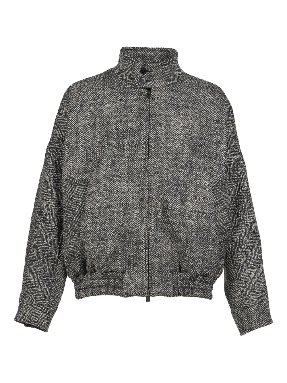 DARKPARK herringbone-pattern jacket | Black | Image 1