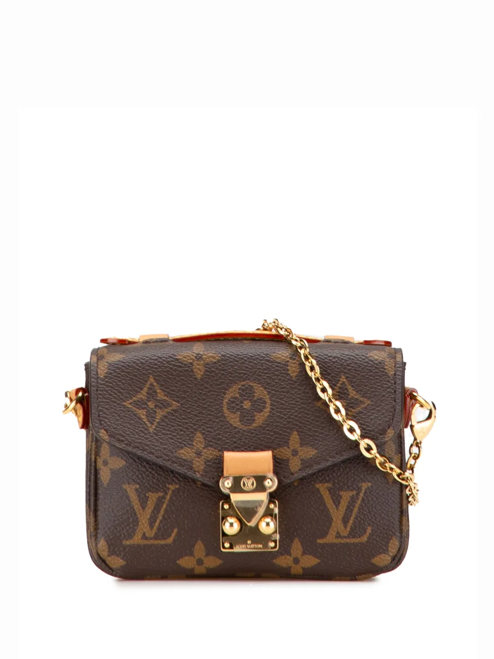 Louis Vuitton Pre-Owned 2021-2025 Monogram Micro Metis satchel - ブラウン Louis Vuitton Pre-Owned 2021-2025 Monogram Micro Metis satchel - ブラウン