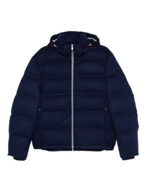 Brunello Cucinelli Gefütterte Kapuzenjacke