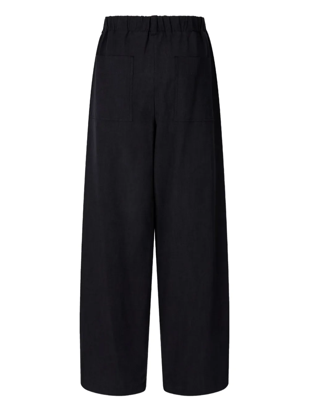 STUDIO TOMBOY pleated drawstring trousers - Zwart