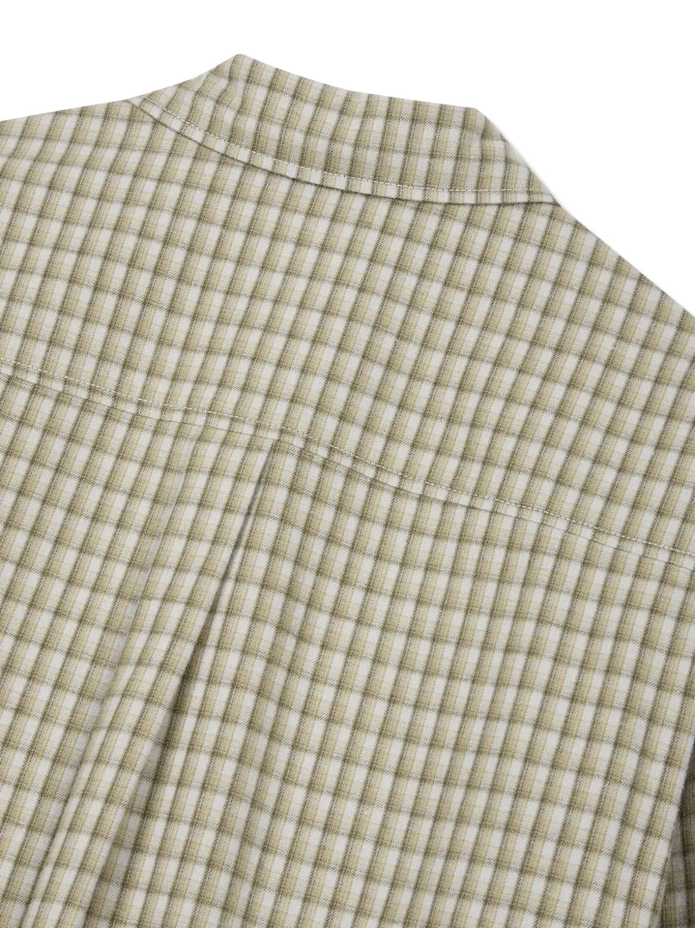 Studio Tomboy Checked Shirt In Green