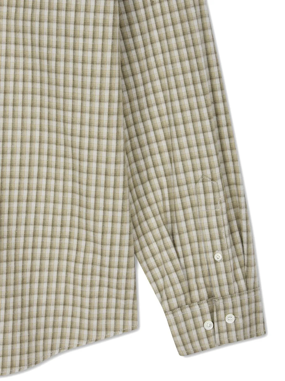 Studio Tomboy Checked Shirt In Green