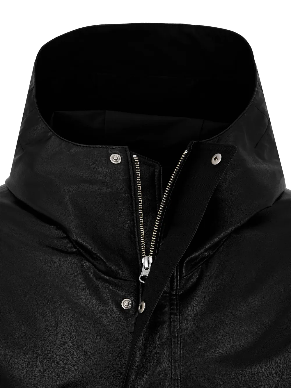 Studio Tomboy Hooded Drawstring Parka In Black
