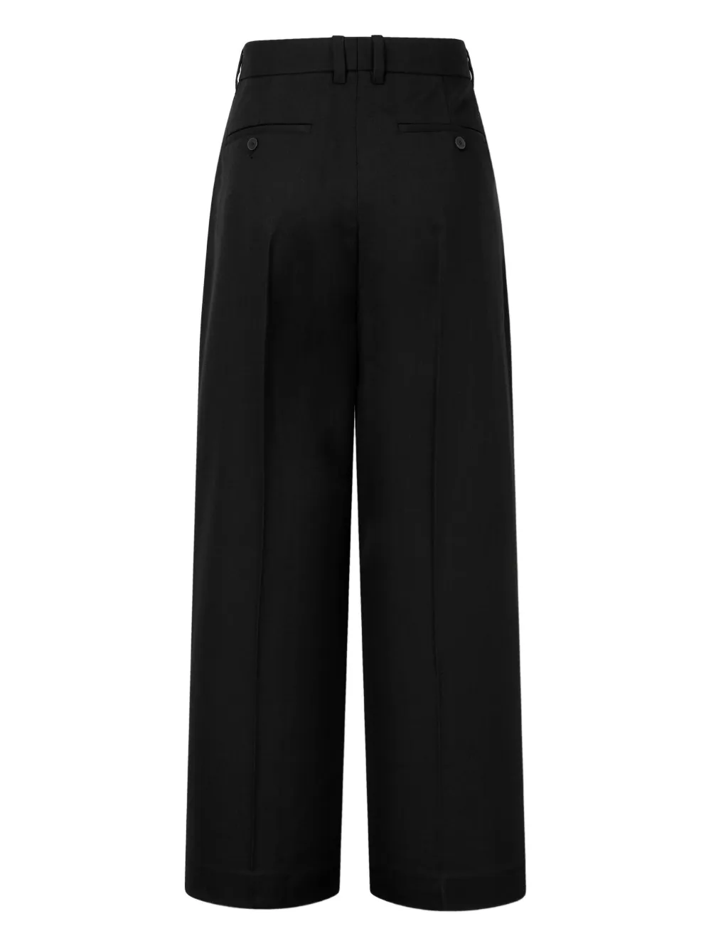 STUDIO TOMBOY pinstripe pleated trousers - Zwart