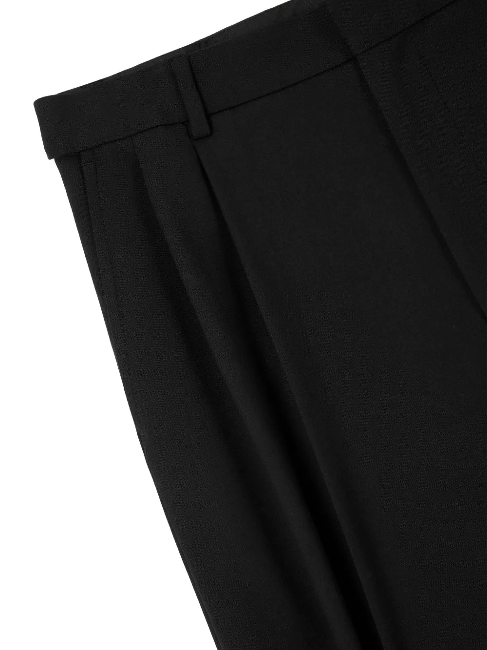 Studio Tomboy Pleated-front Trousers In Black