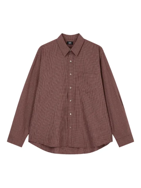 TOMBOY checked cotton shirt