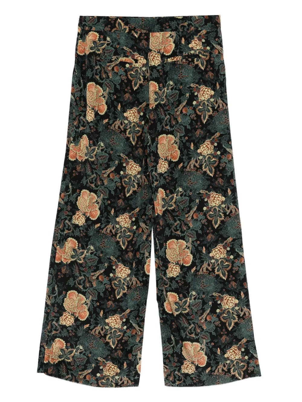 Ulla Johnson Aviva floral-print trousers - Groen