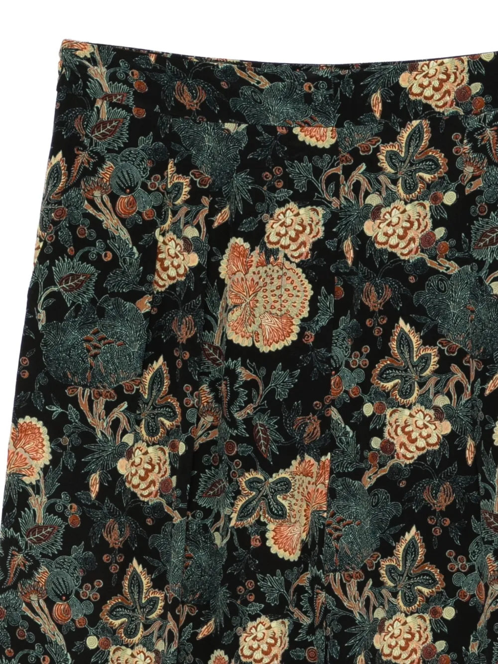 Ulla Johnson Aviva Floral-print Trousers In Green