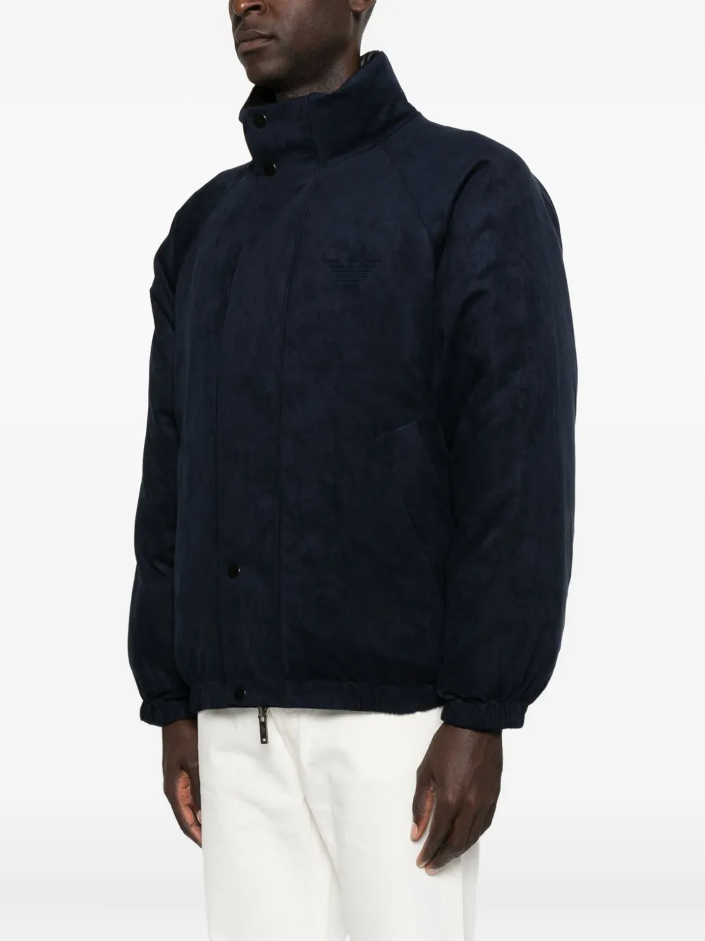 Emporio Armani Reversible Jacket From Capsule Collection New York In Blue