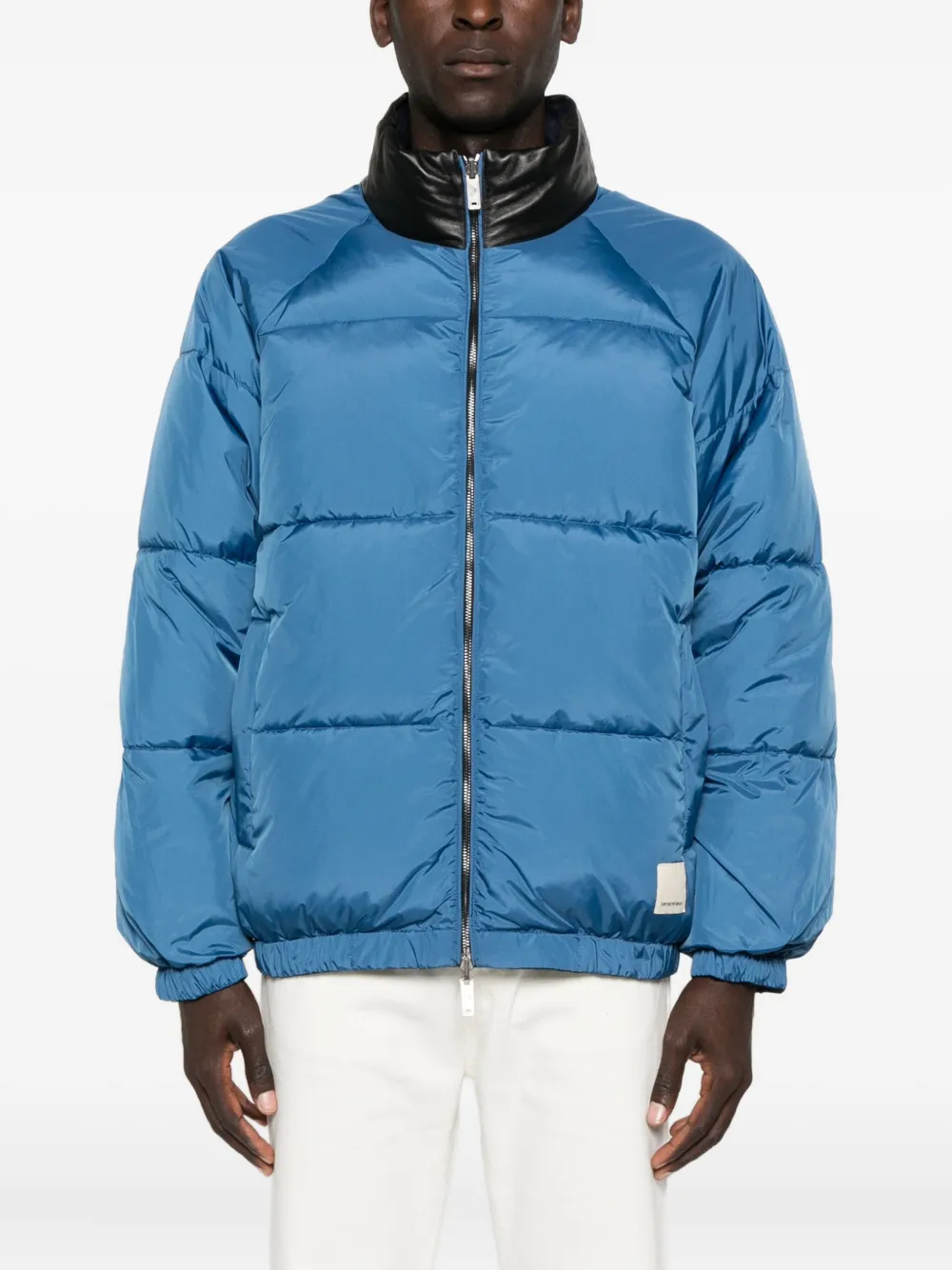 Emporio Armani Reversible Jacket From Capsule Collection New York In Blue
