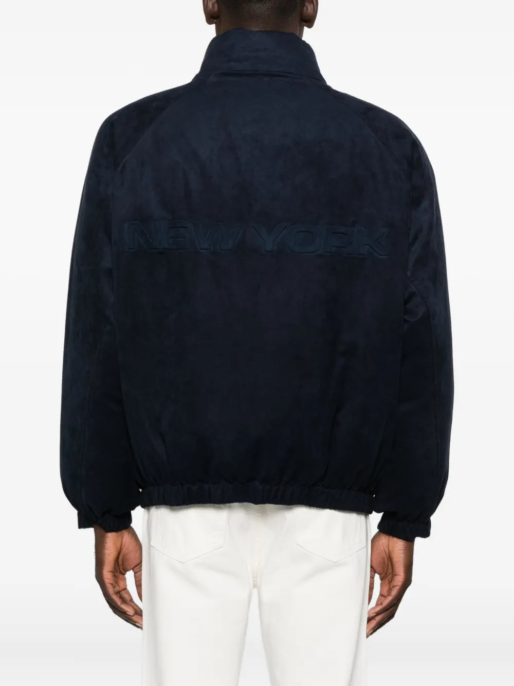 Emporio Armani Reversible Jacket From Capsule Collection New York In Blue