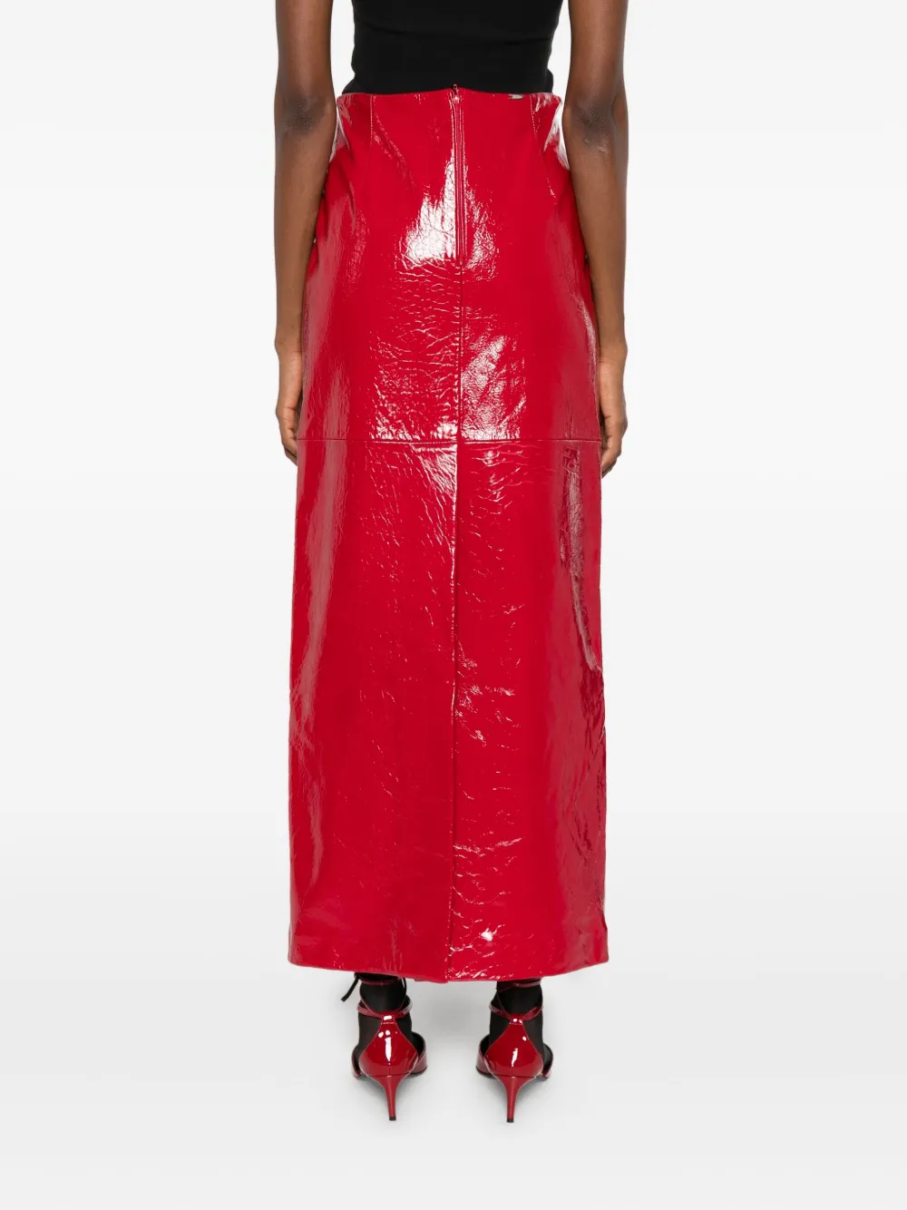 Cassell Embossed-effect Midi Skirt In Multi
