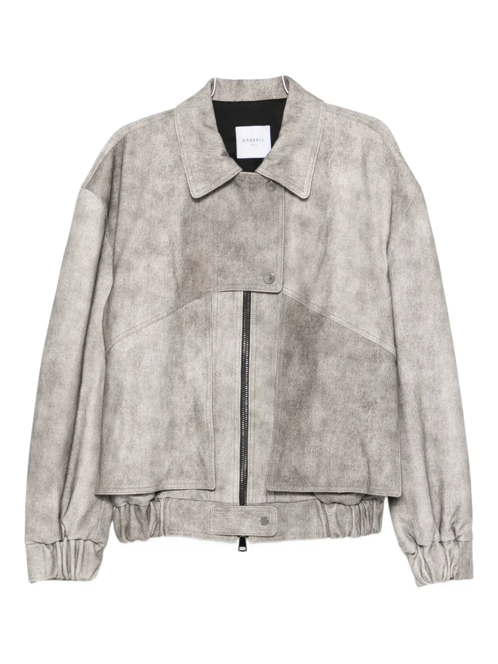 Cassell collared zip jacket | Grey | Image 1