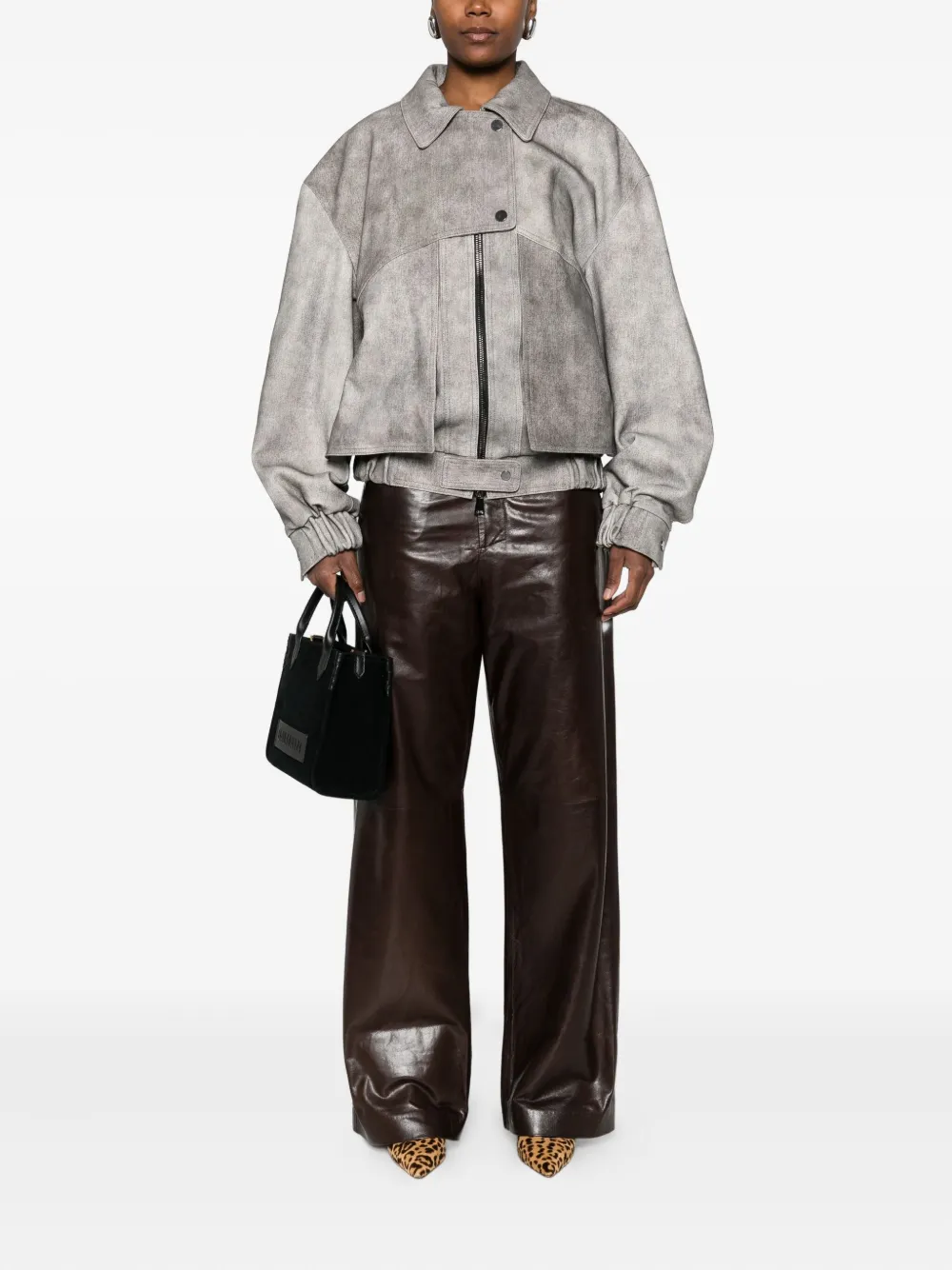 Cassell collared zip jacket | Leather Jackets | Image 2