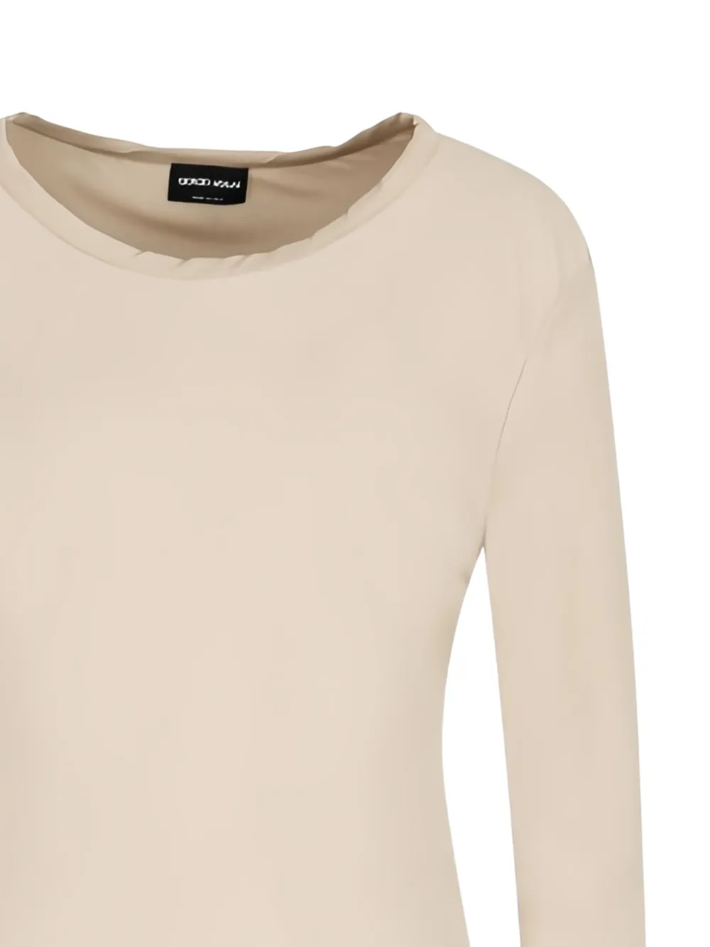 Giorgio Armani Top met lange mouwen Beige