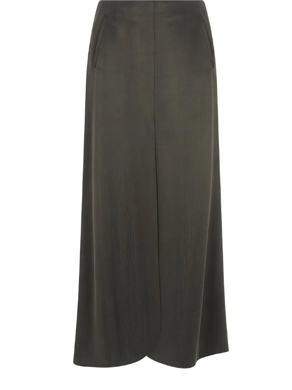 Giorgio Armani pockets a-line midi skirt - Grijs