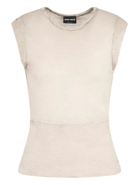 Giorgio Armani seam-detail top