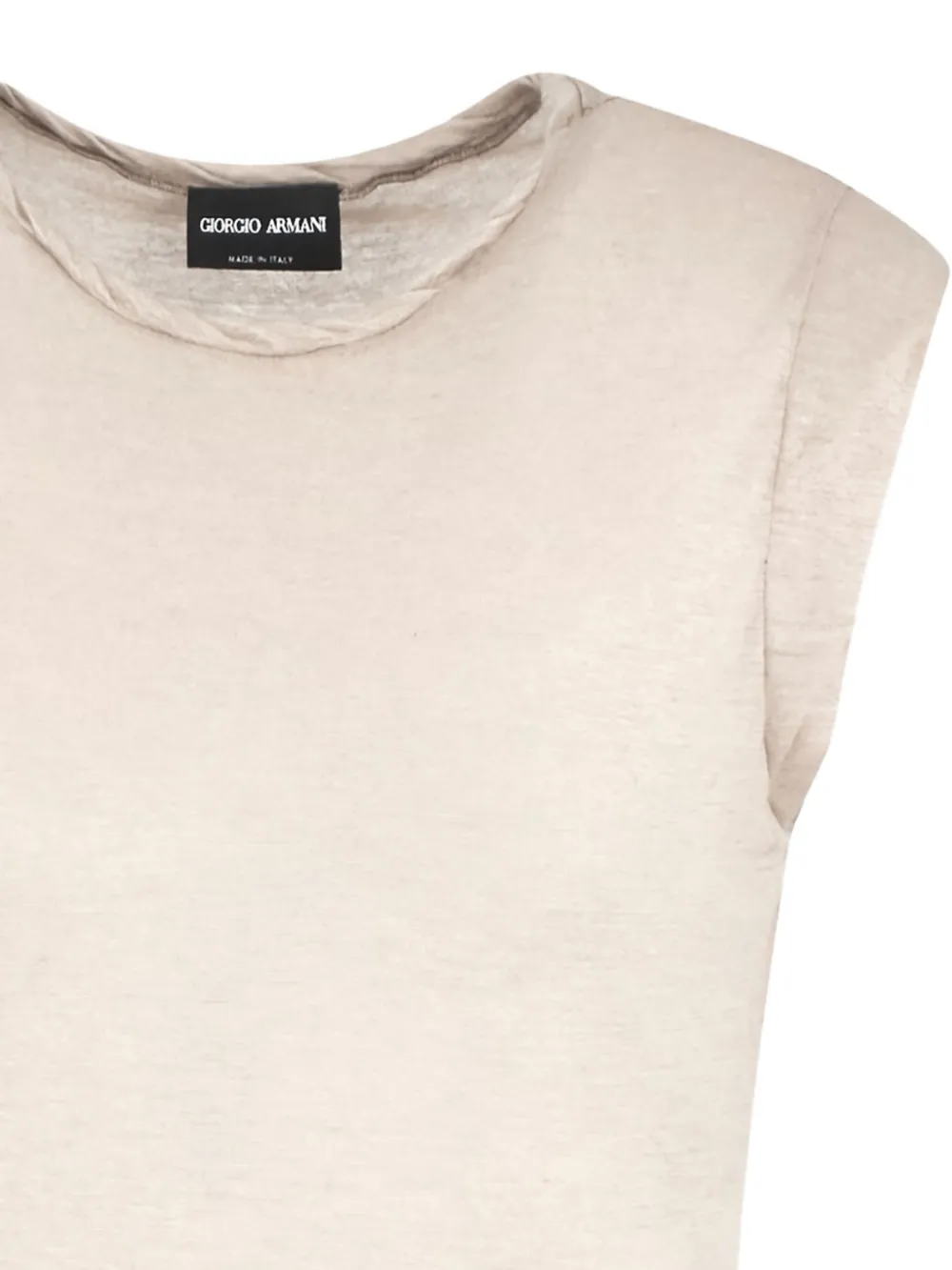 Giorgio Armani Top met afwerking Beige