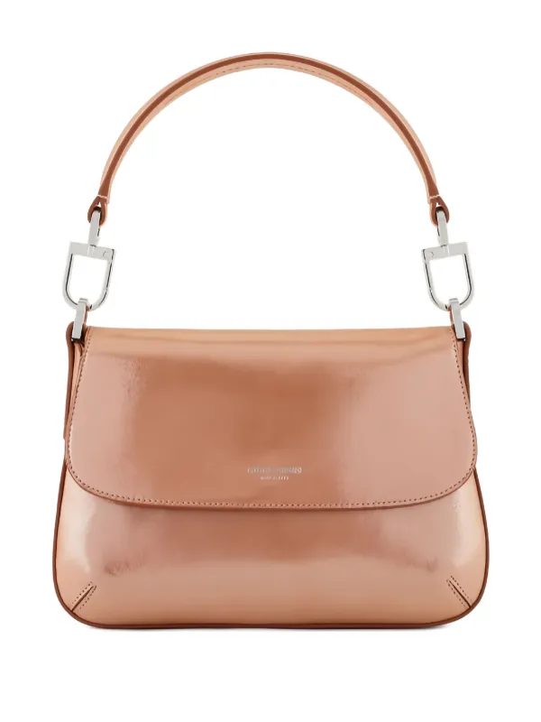 Giorgio Armani Small La Prima Soft Shoulder Bag in Pink